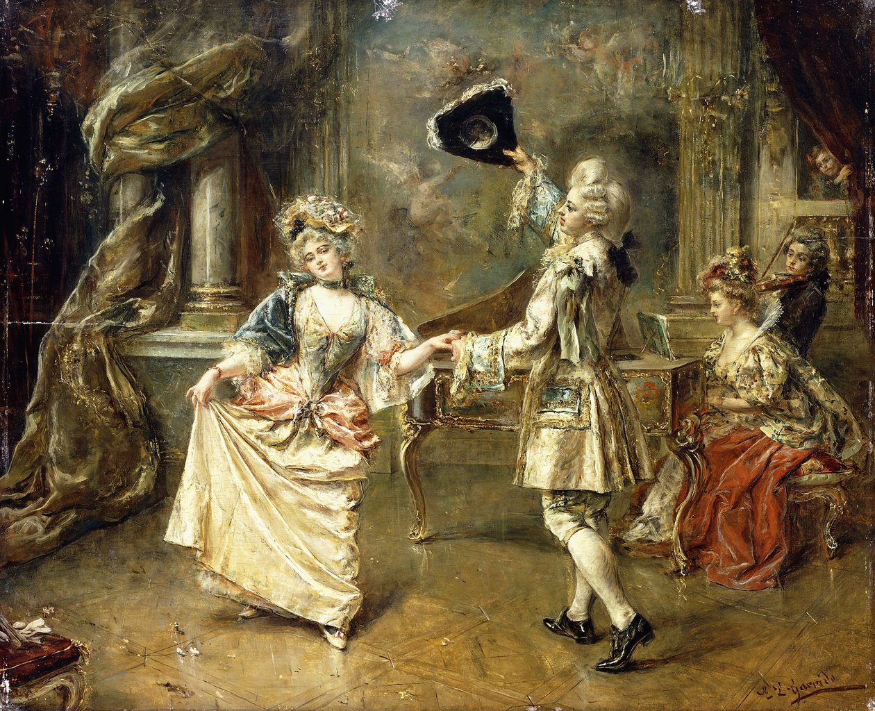 A tánc kezdete, alkotó: Eduardo Leon Garrido