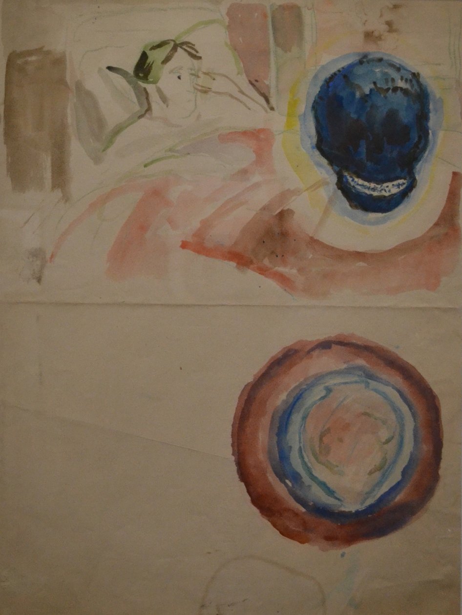 Artisti koponyával alkotó: Edvard Munch