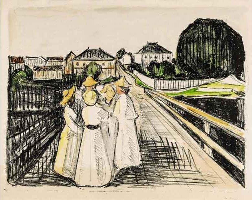 A hídon alkotó: Edvard Munch