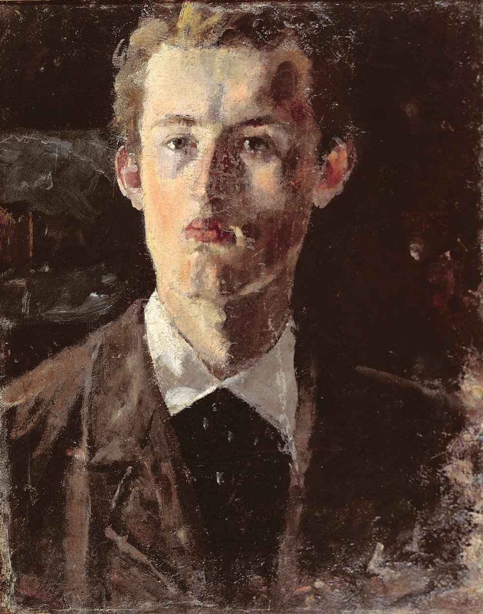 Önarckép, 1882 alkotó: Edvard Munch
