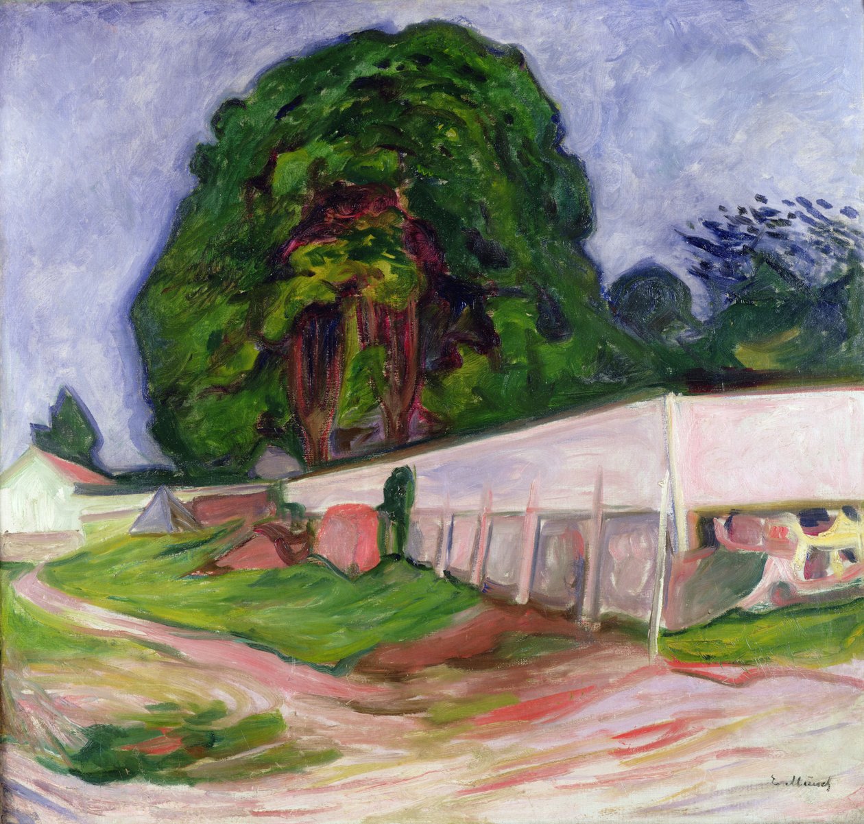 Nyári éjszaka Asgardstrandban, 1904 alkotó: Edvard Munch