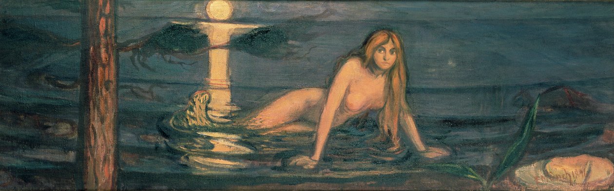 A hölgy a tengerből, 1896 alkotó: Edvard Munch