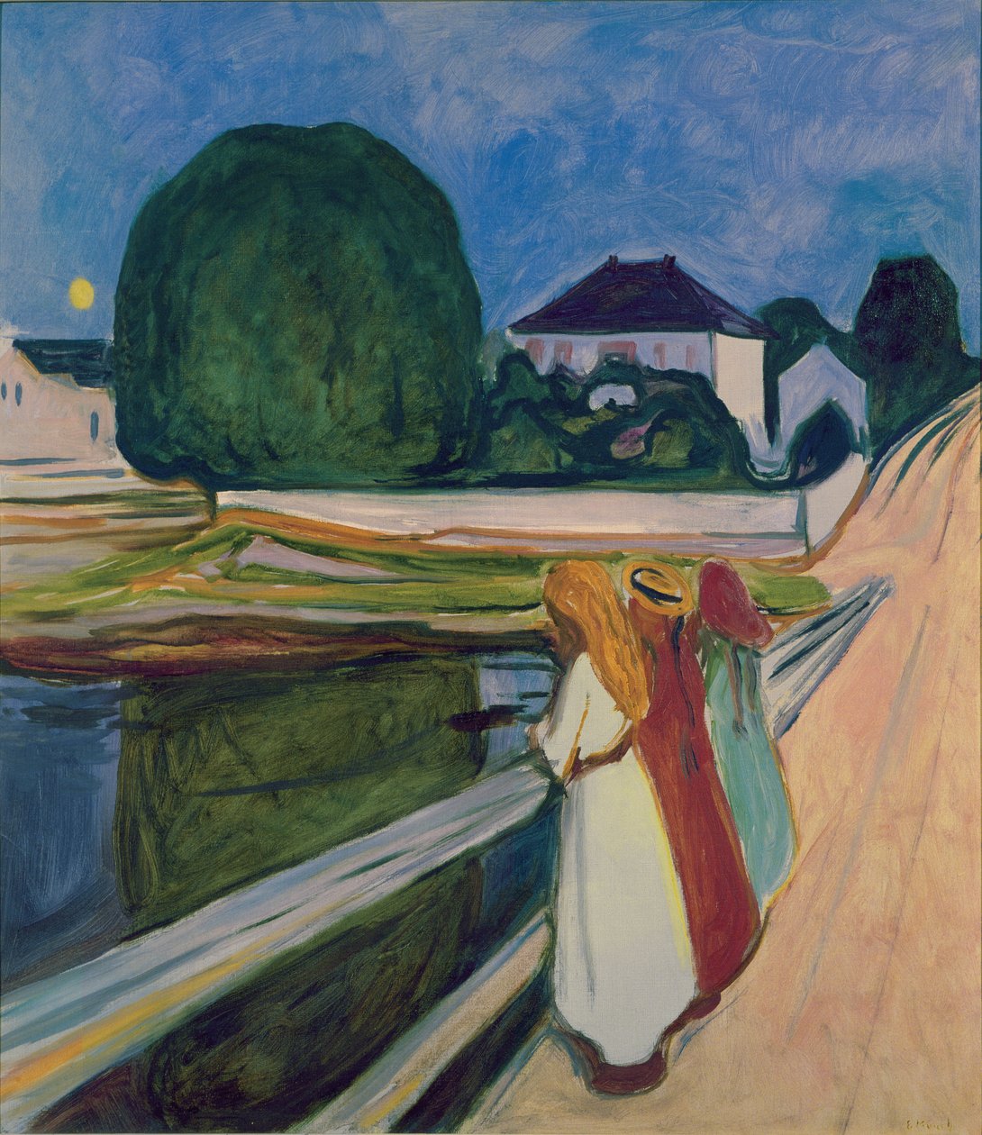 A fehér éjszaka, 1903 alkotó: Edvard Munch