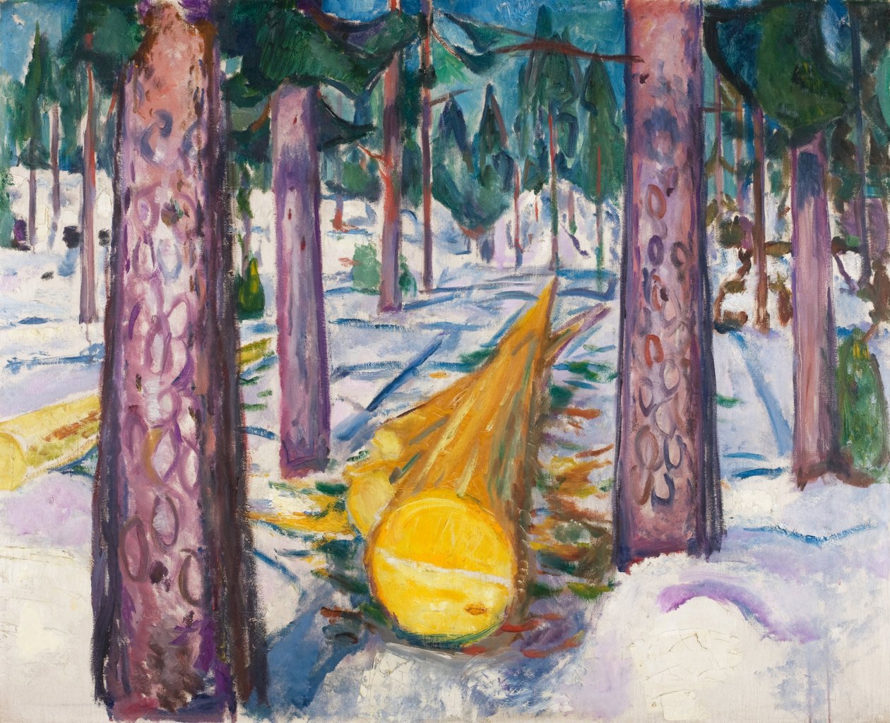 A sárga rönk alkotó: Edvard Munch