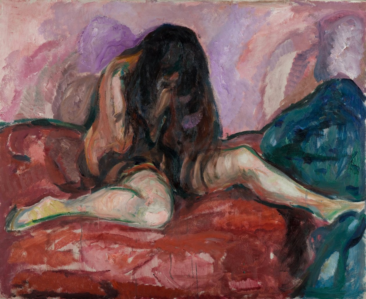 Síró akt alkotó: Edvard Munch