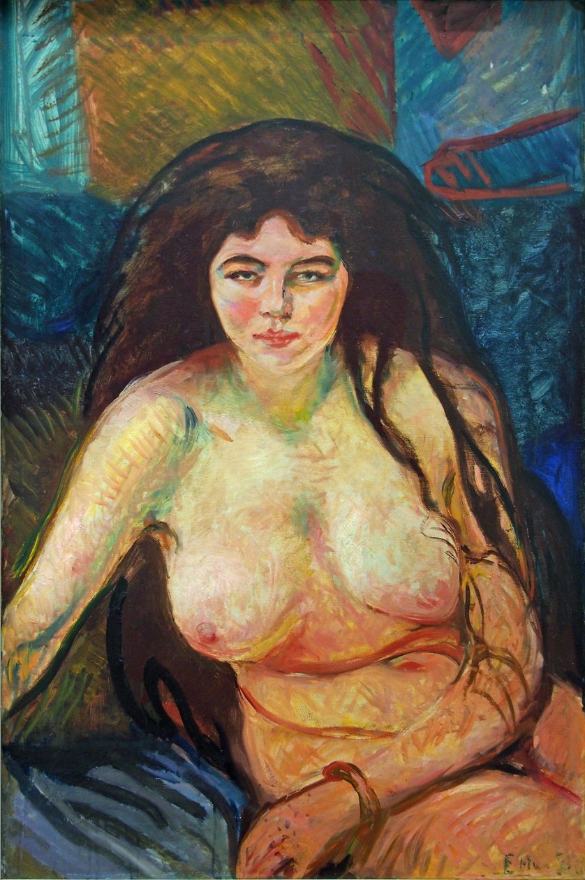 Női félmeztelen alkotó: Edvard Munch