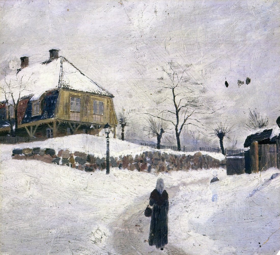 Øvre Foss télen alkotó: Edvard Munch