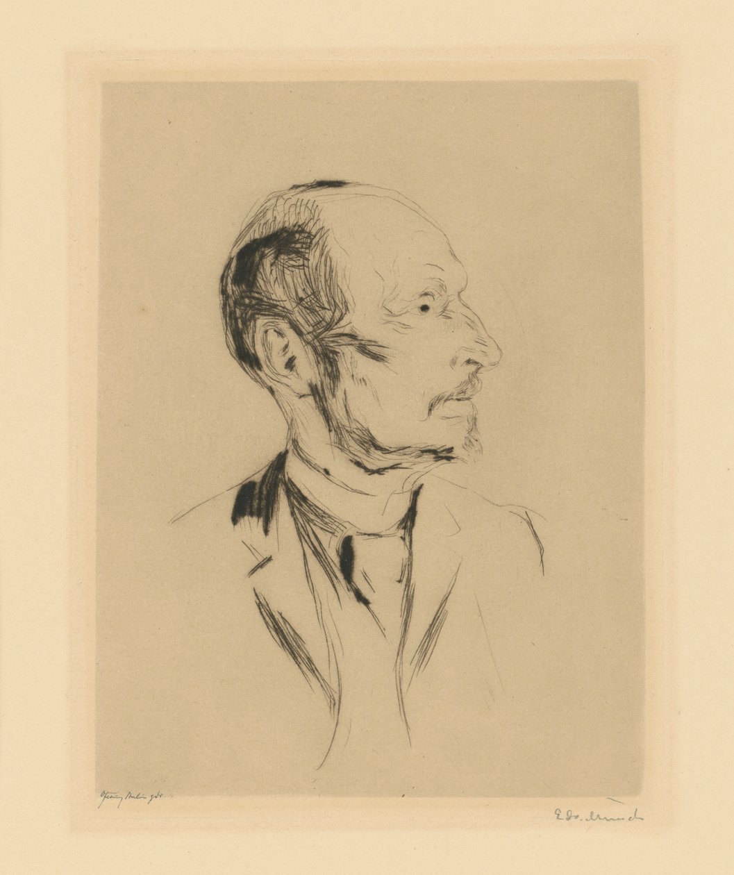 Albert Kollmann alkotó: Edvard Munch