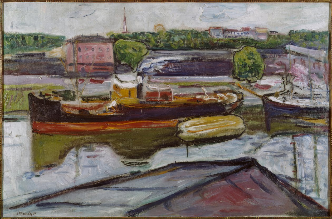 A lübecki Trave-on alkotó: Edvard Munch