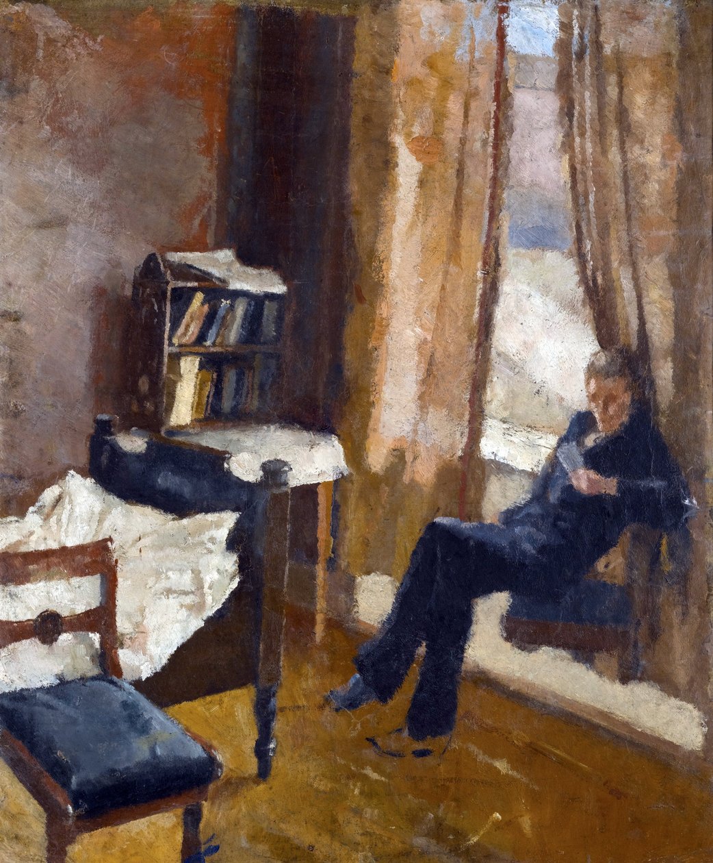 Andreas Reading – Peinture de Edvard Munch (1863-1944) – Olaj, karton alkotó: Edvard Munch