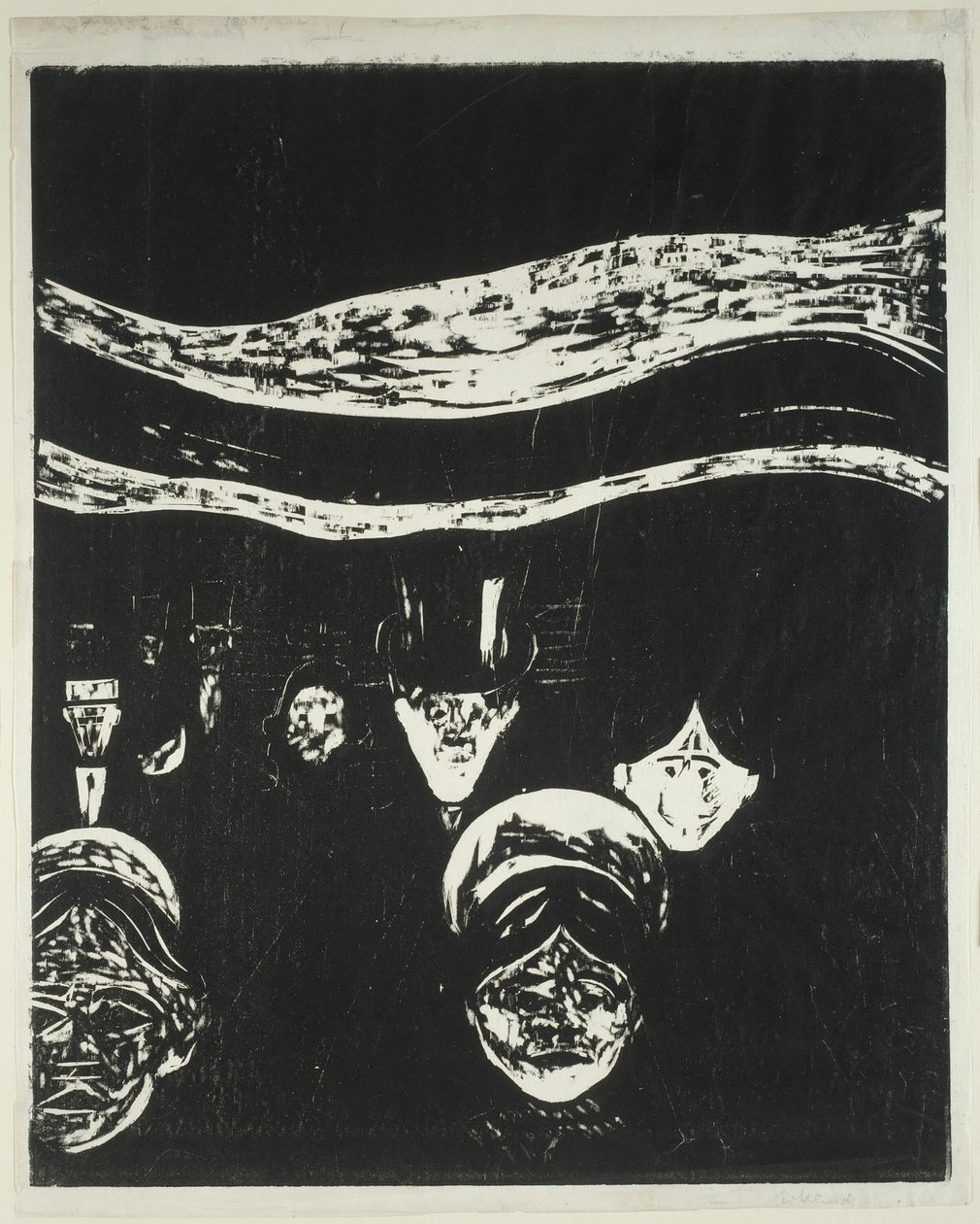 Szorongás alkotó: Edvard Munch