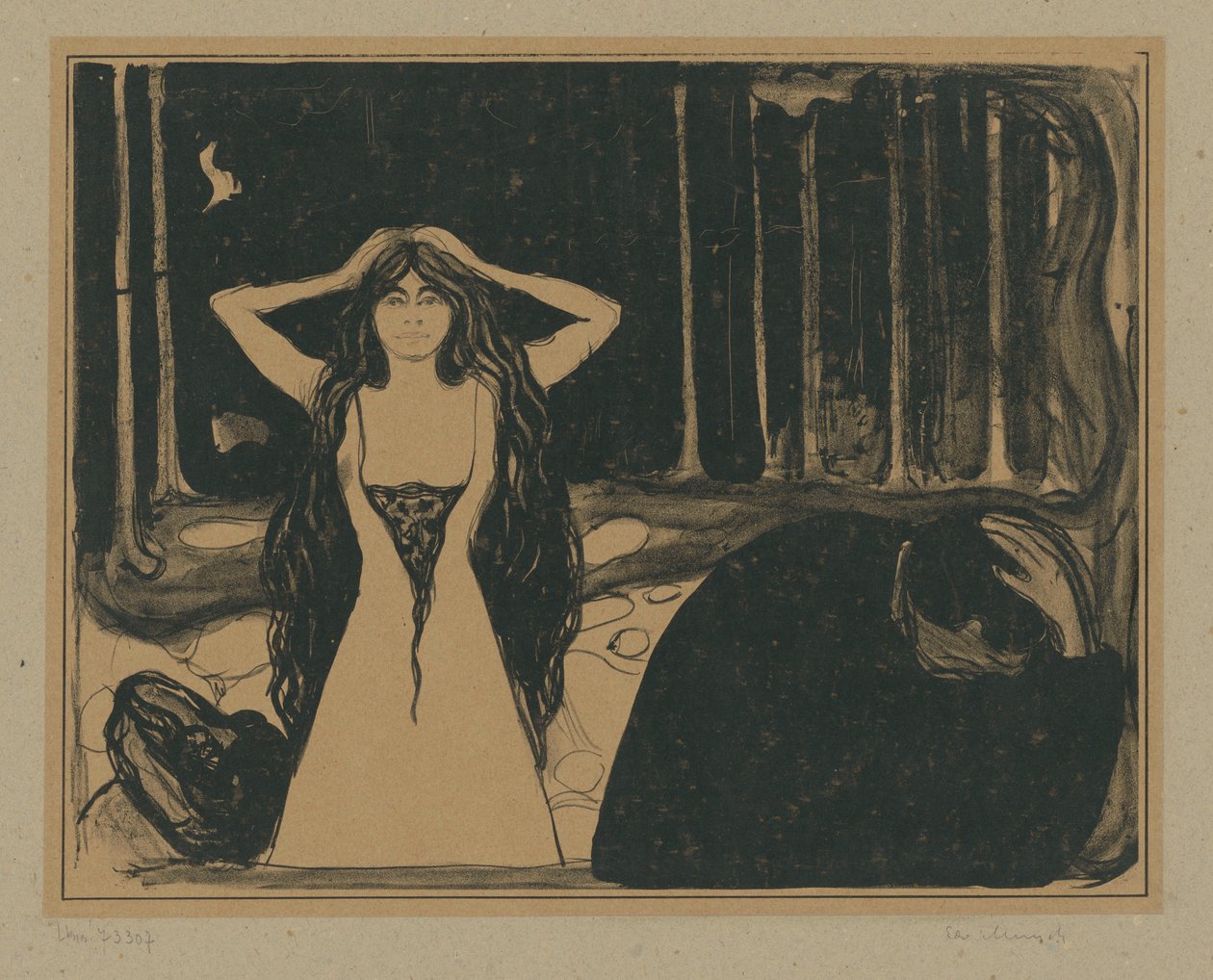 Hamu II (A bűnbeesés után) alkotó: Edvard Munch