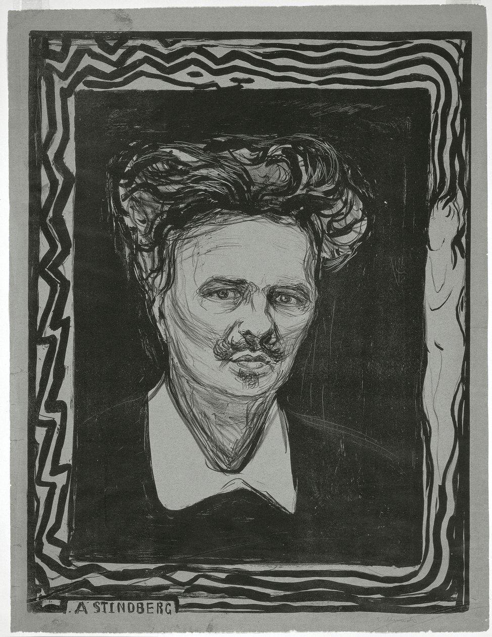 August Strindberg alkotó: Edvard Munch