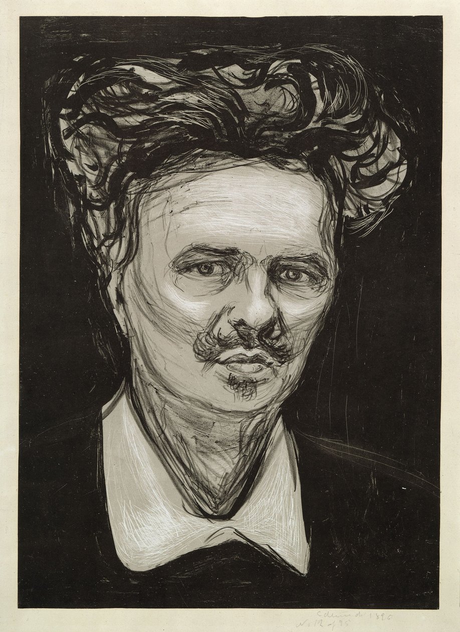 August Strindberg alkotó: Edvard Munch