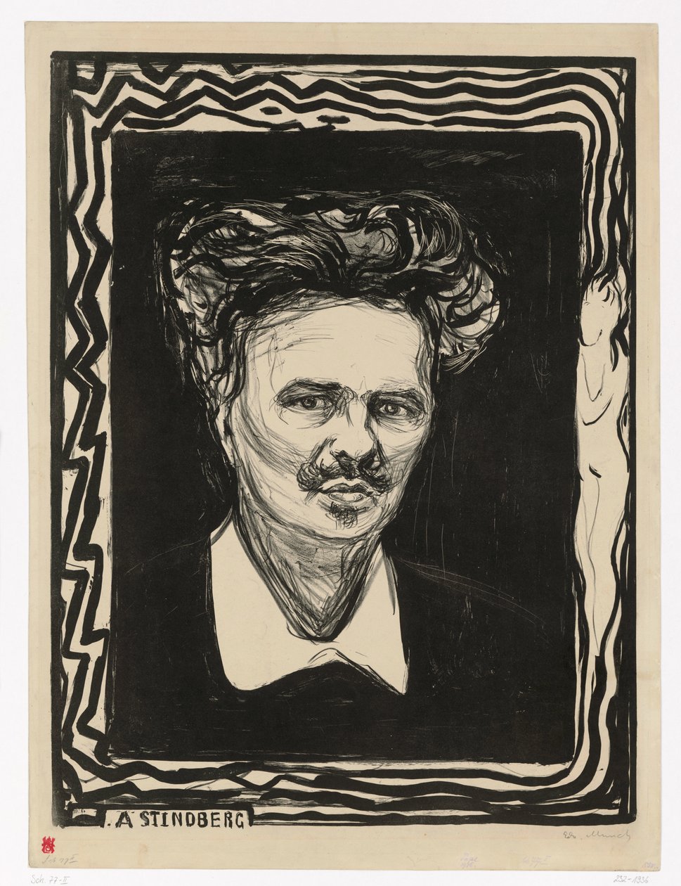 August Strindberg alkotó: Edvard Munch