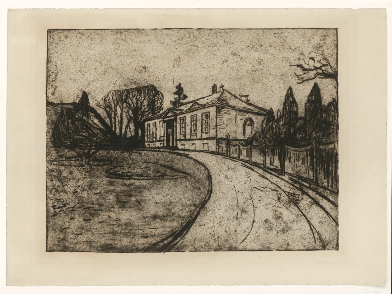A „Max Linde házából” című albumból: A ház alkotó: Edvard Munch