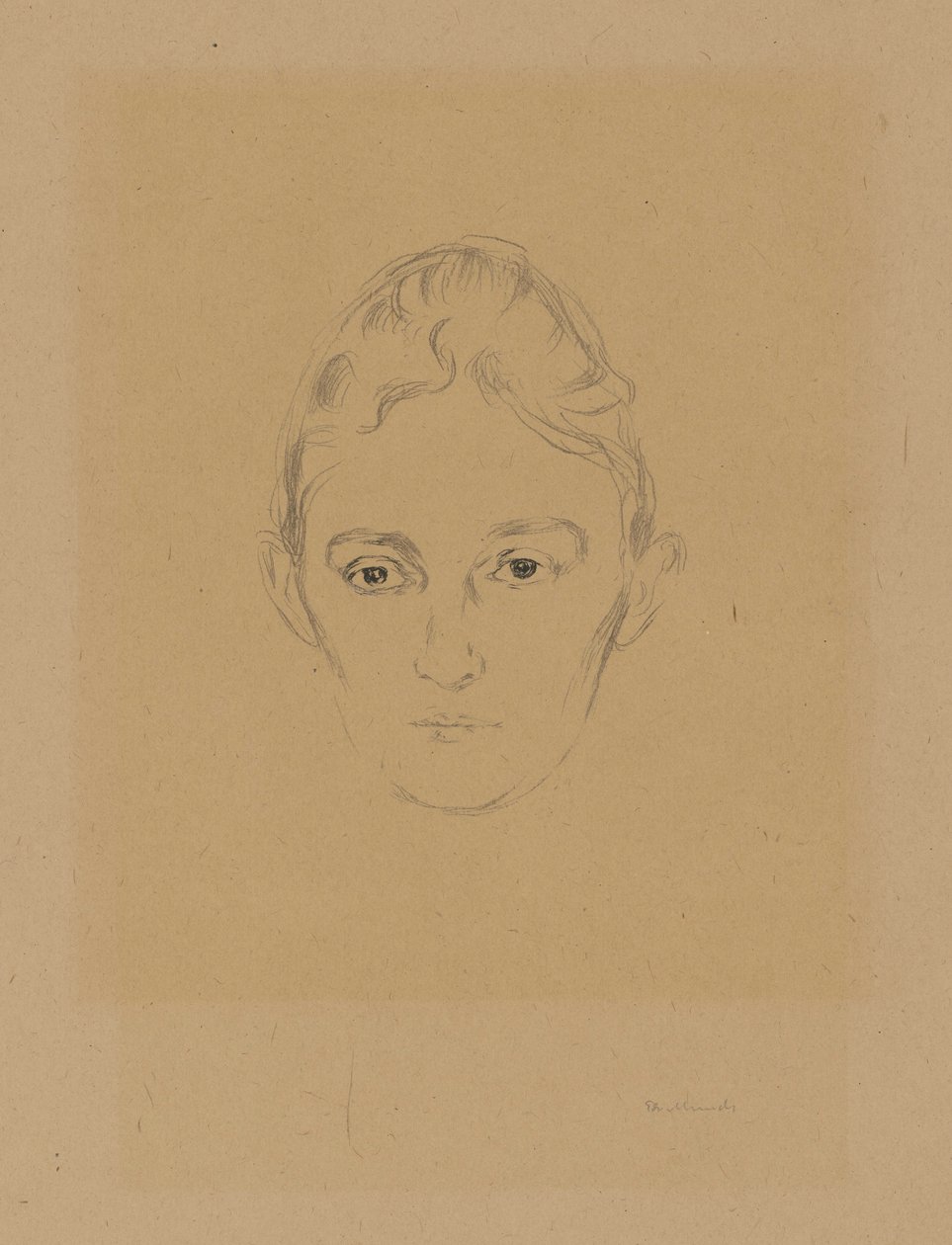 A „Max Linde-házból” című albumból: Marie Linde alkotó: Edvard Munch