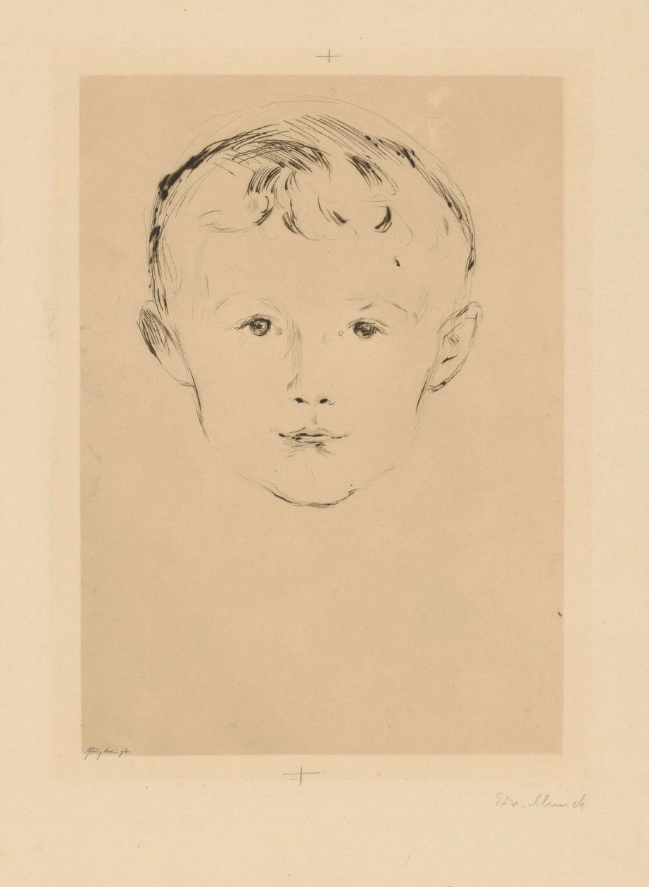 A „Max Linde-házból” című albumból: Theodor Linde alkotó: Edvard Munch