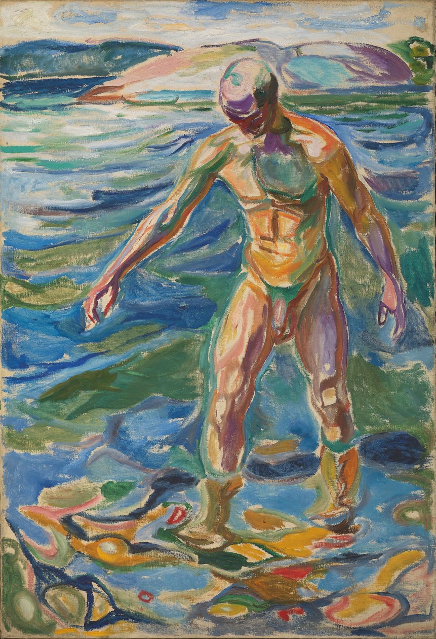 Fürdő ember alkotó: Edvard Munch