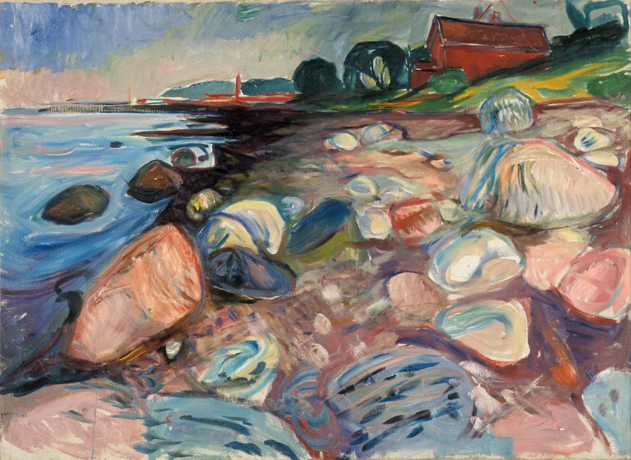Part a Vörös Házzal alkotó: Edvard Munch
