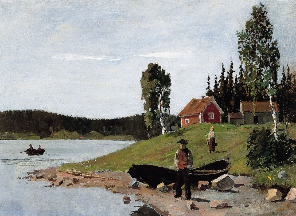 Tengerparti táj, 1881 alkotó: Edvard Munch