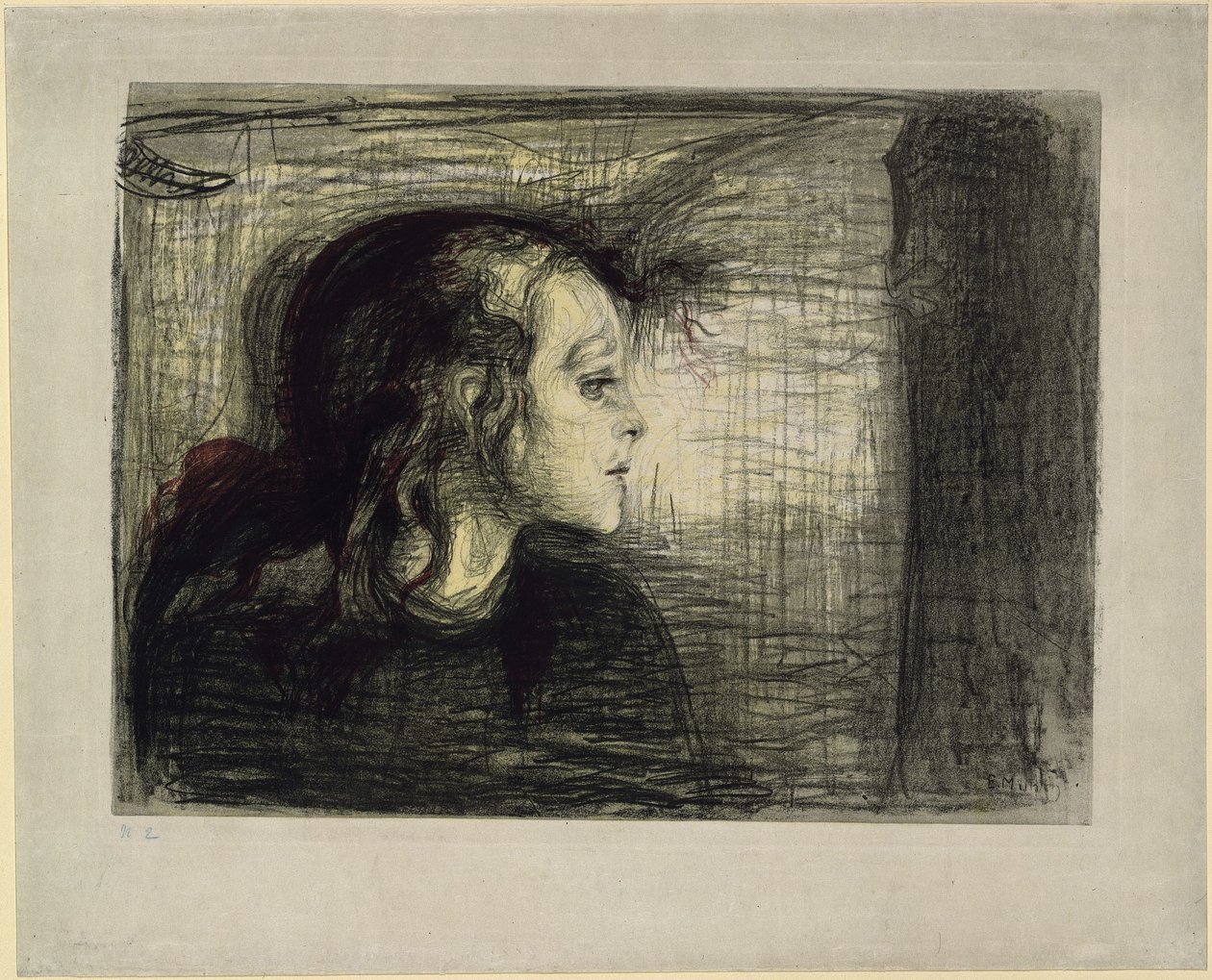 A beteg gyermek I. alkotó: Edvard Munch