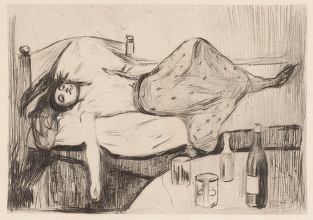 Másnap. 1894 alkotó: Edvard Munch