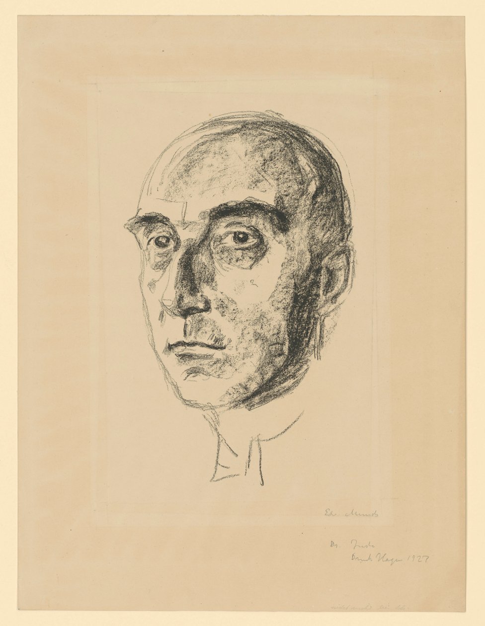 Dr. Ludwig Justi alkotó: Edvard Munch