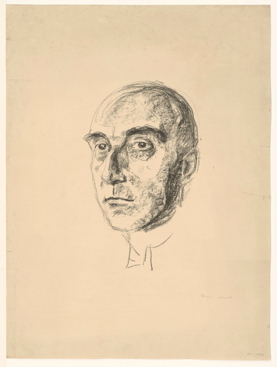 Dr. Ludwig Justi alkotó: Edvard Munch