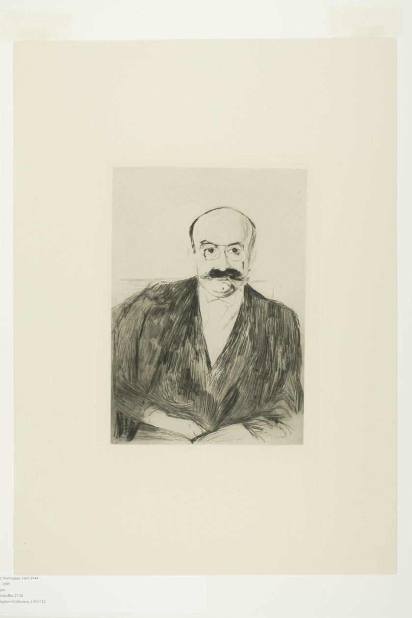 Dr. Max Asch alkotó: Edvard Munch
