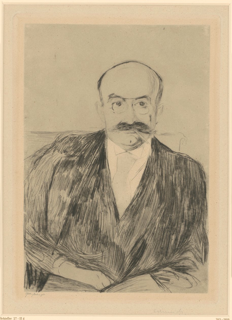 Dr. Max Asch alkotó: Edvard Munch