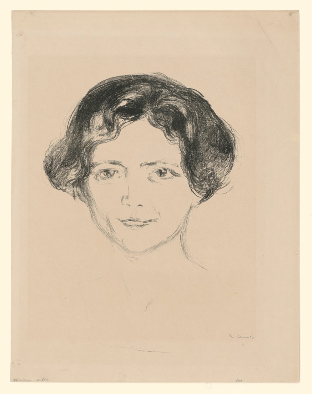 Edith Rode alkotó: Edvard Munch