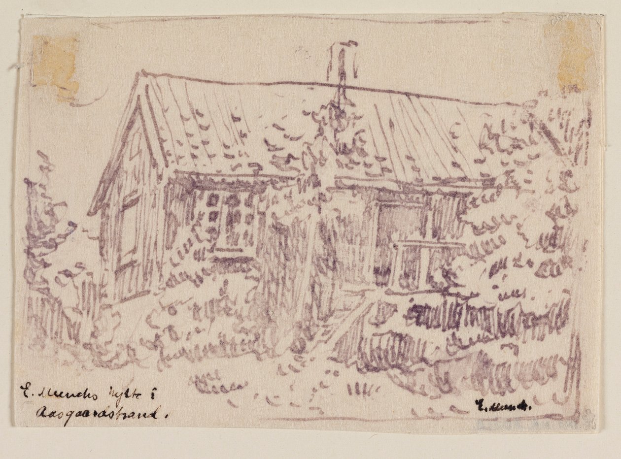 Edvard Munch nyaralója Åsgårdstrandban alkotó: Edvard Munch