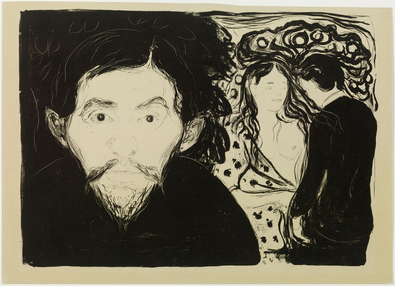 Féltékenység (kis) alkotó: Edvard Munch