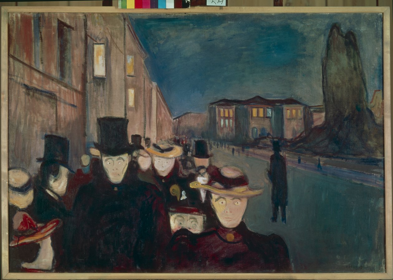 Este Karl Johanon alkotó: Edvard Munch