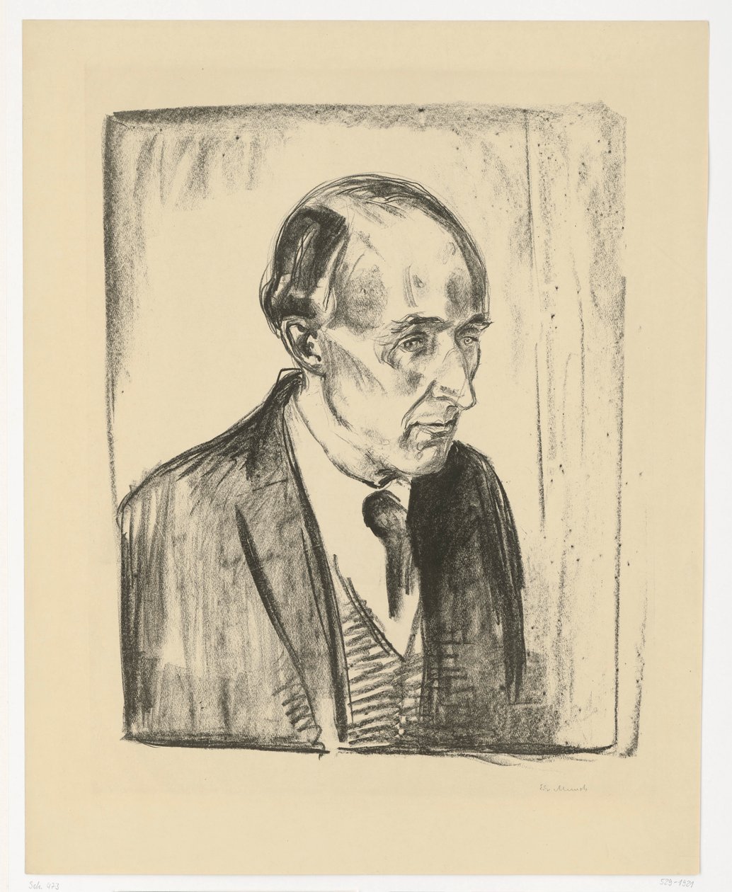 Frederick Delius alkotó: Edvard Munch
