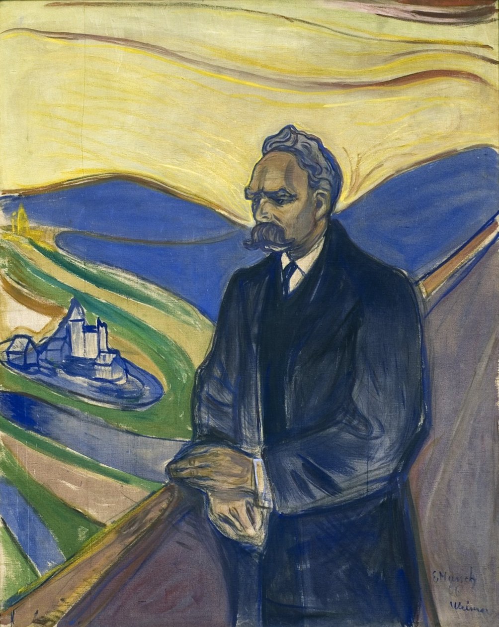 Friedrich Nietzsche alkotó: Edvard Munch