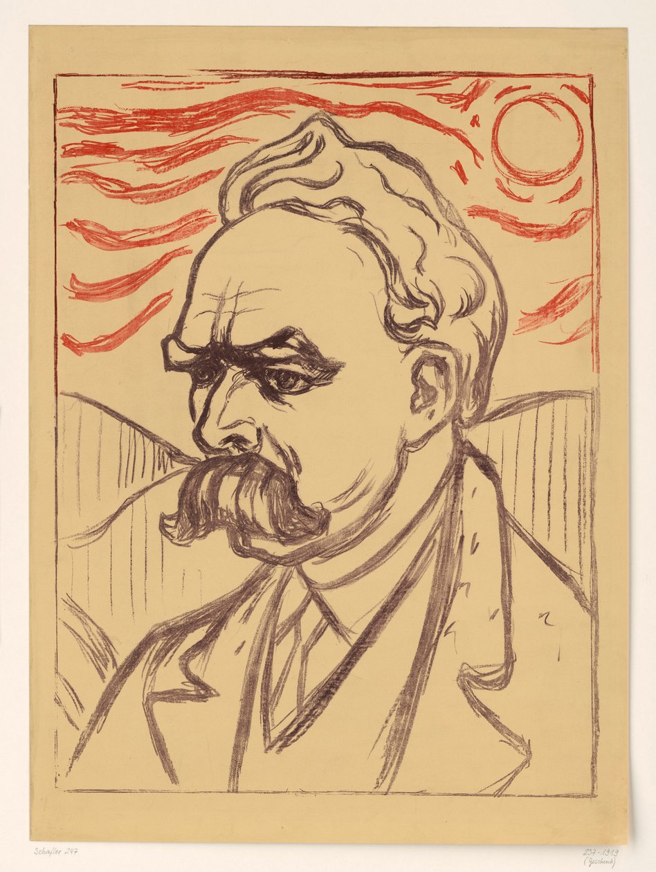 Friedrich Nietzsche alkotó: Edvard Munch