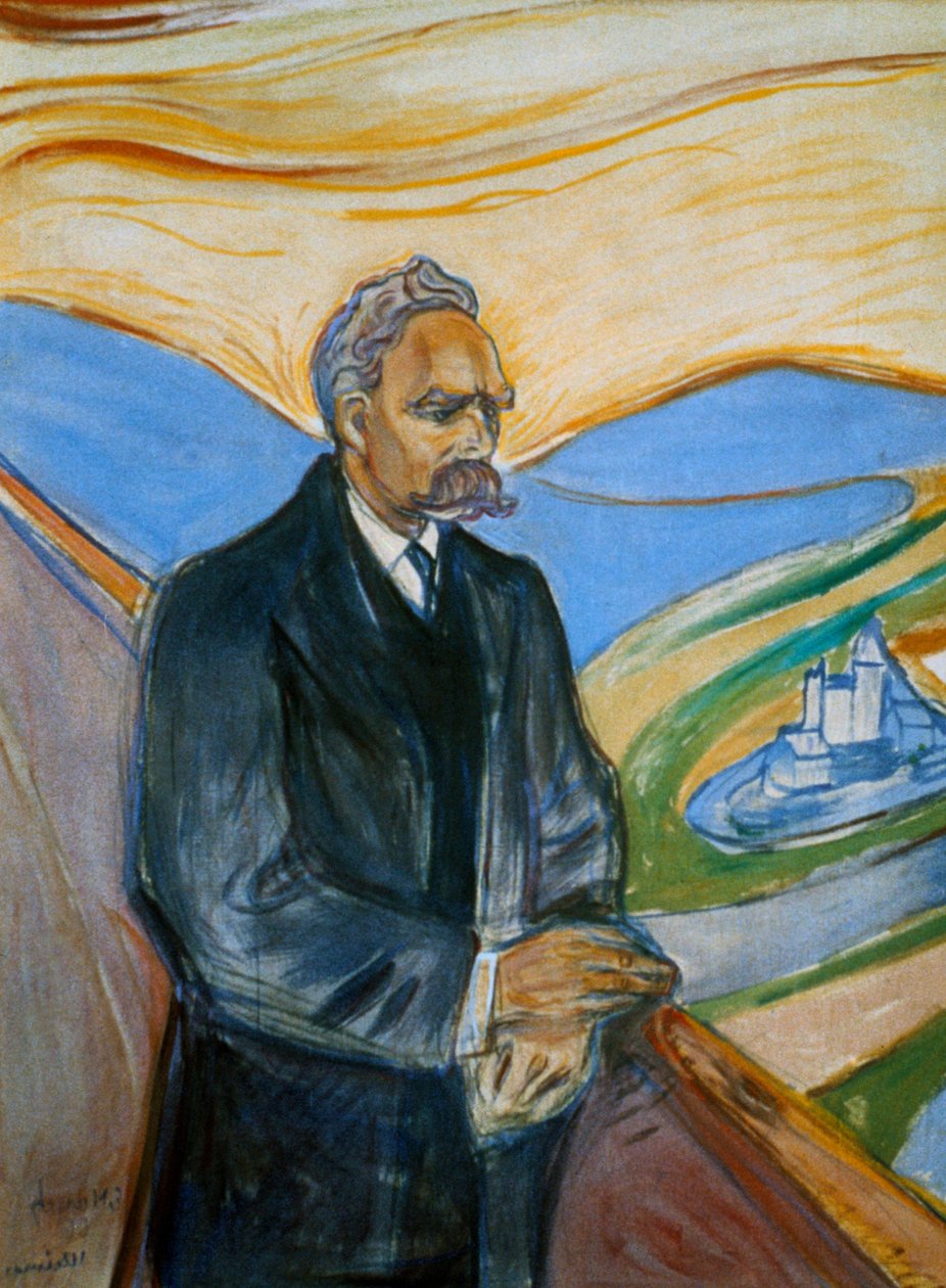Friedrich Nietzsche, 1906 alkotó: Edvard Munch