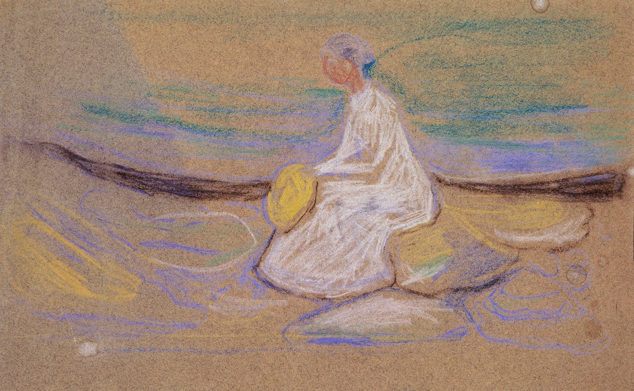 Lány a tengerparton alkotó: Edvard Munch