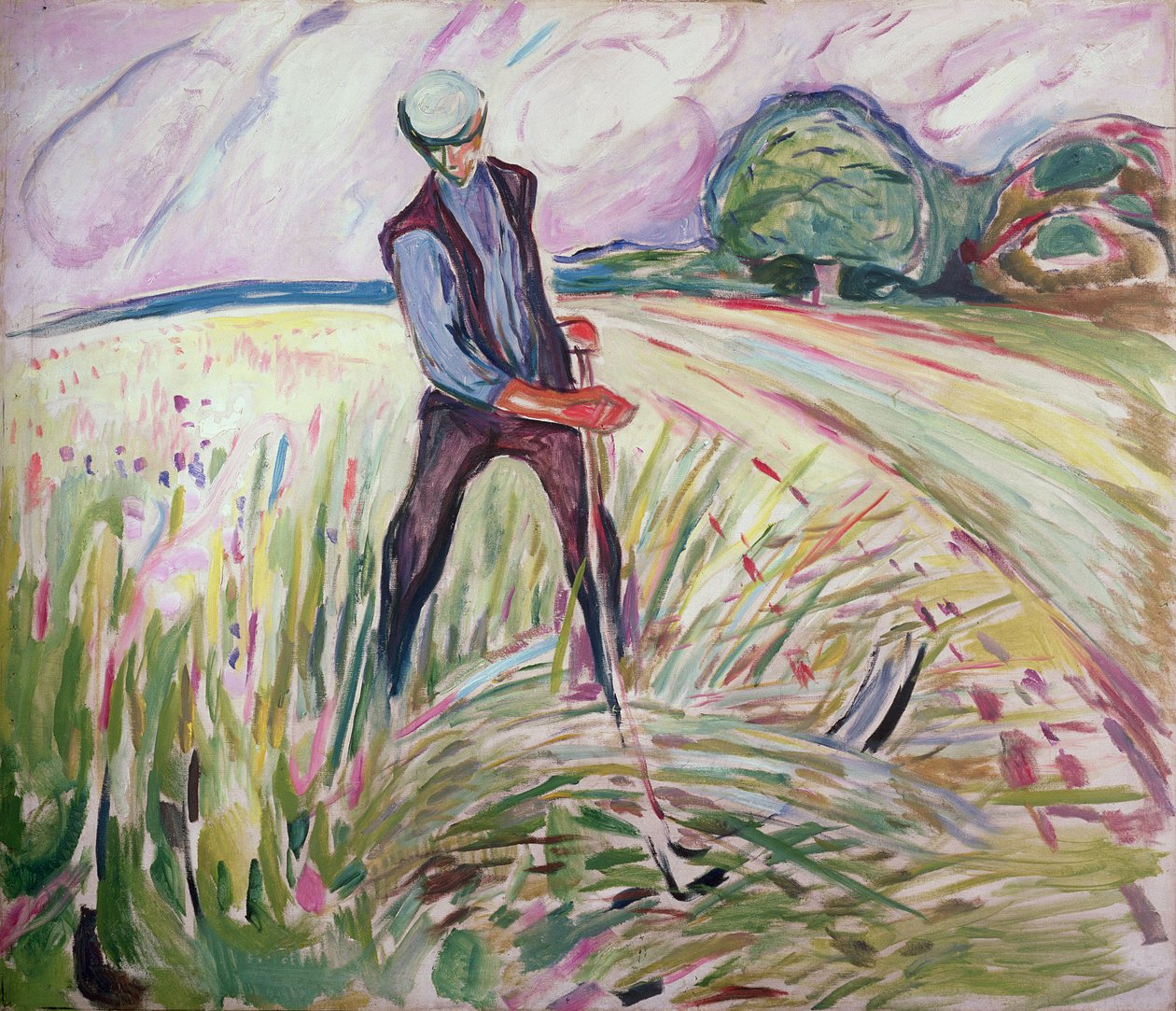 Széna kaszálása alkotó: Edvard Munch
