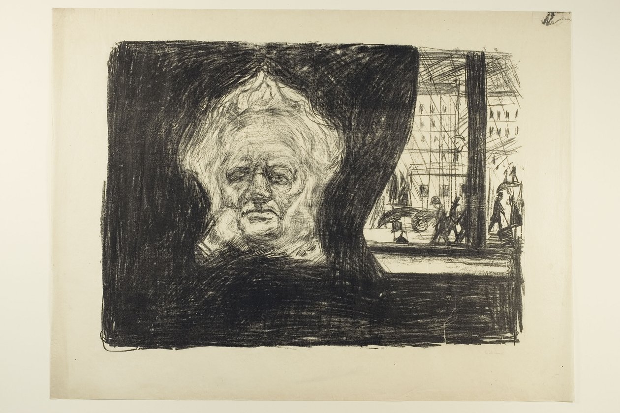 Henrik Ibsen a Grand Caféban alkotó: Edvard Munch