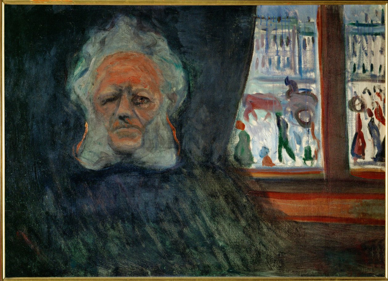 Henrik Ibsen, költő. 1898 (olaj, vászon) alkotó: Edvard Munch