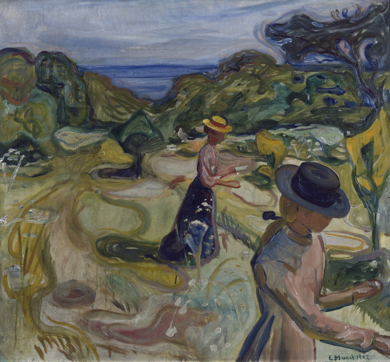 A kertben alkotó: Edvard Munch