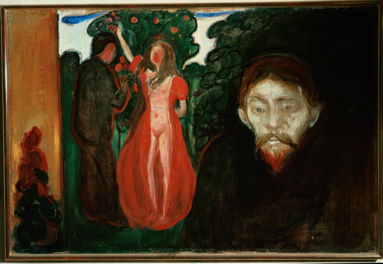 Féltékenység (festmény vászonra) alkotó: Edvard Munch
