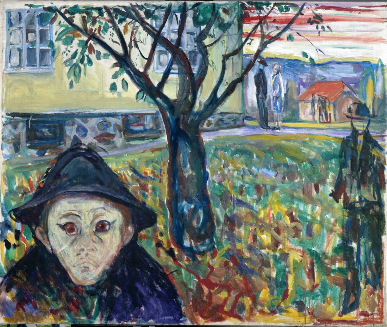 Féltékenység a kertben – Edvard Munch (1863-1944). Olajfestmény alkotó: Edvard Munch