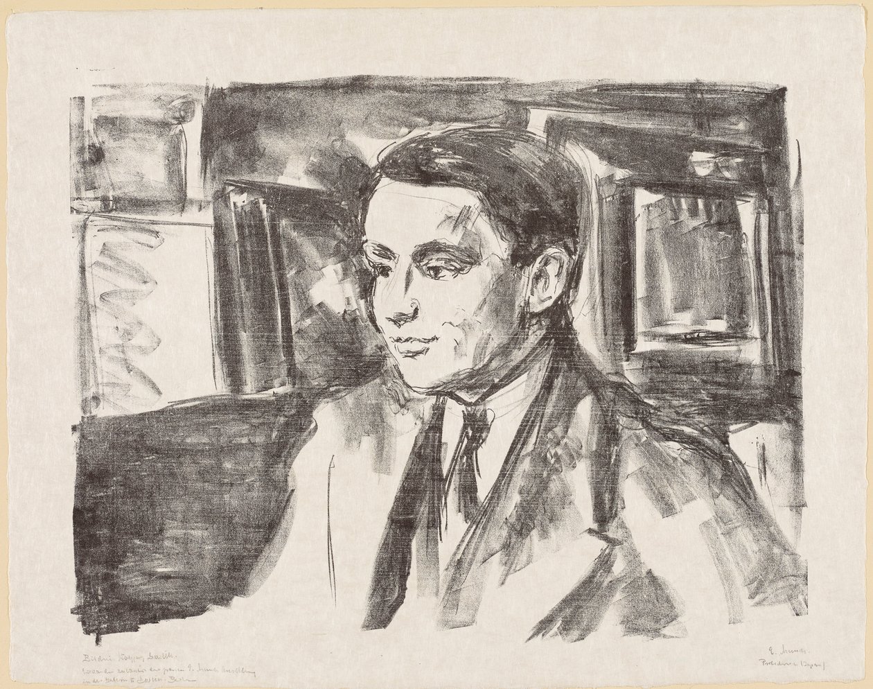 Wolfgang Gurlitt ifjúkori portréja alkotó: Edvard Munch
