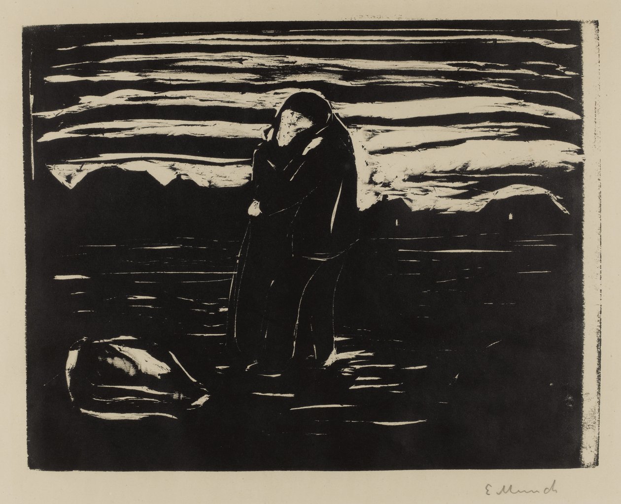Csók a mezőn, 1905 alkotó: Edvard Munch