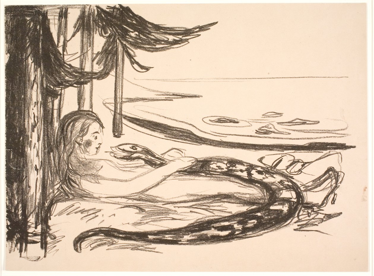A nő és a kígyó alkotó: Edvard Munch