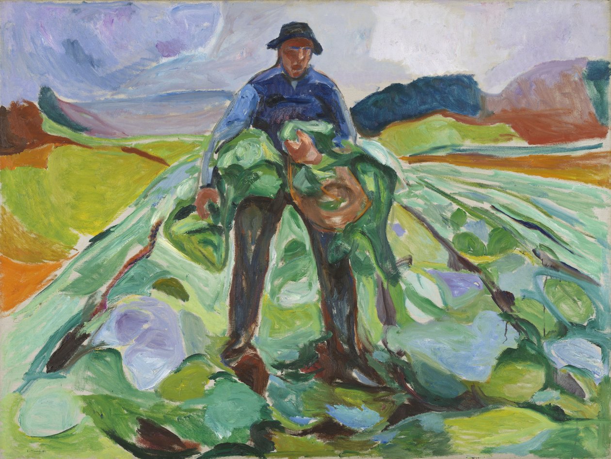 Ember a káposztaföldön alkotó: Edvard Munch